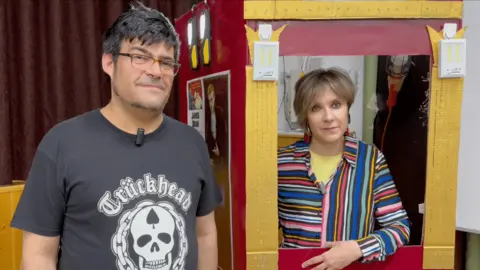 David Rodr&iacute;guez e Isabel Cota.