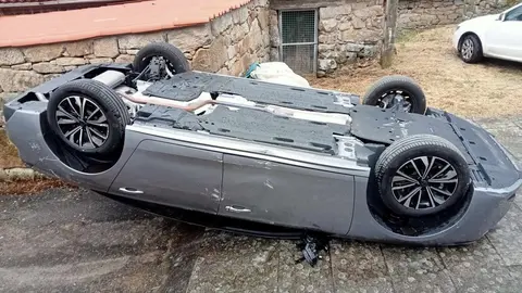 El accidente en Mix&oacute;s (Monterrei) tuvo lugar a las 16:00 horas.