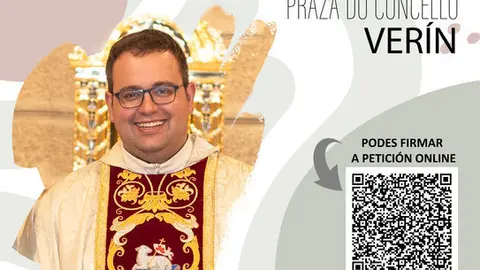 Cartel de la concentraci&oacute;n prevista para este jueves delante del Concello de Ver&iacute;n.