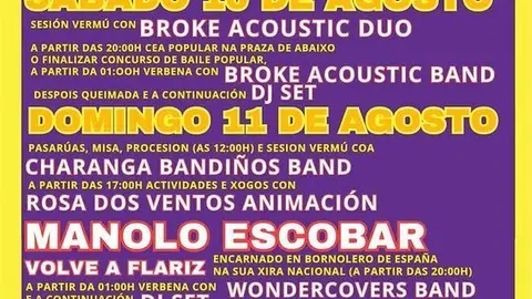 Cartel Festa do Emigrante 2024