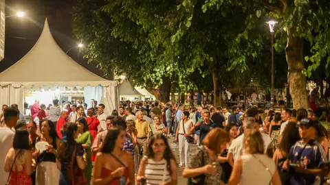 P&uacute;blico durante la Feria del Vino de Monterrei 2024.