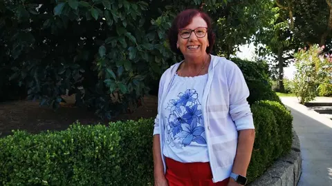 Ana Mar&iacute;a Caldelas, ya jubilada, reside hoy en &Aacute;bedes (Ver&iacute;n).