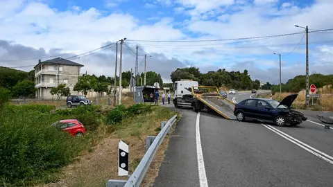 20240902 Accidente N-525 cruce Infesta - Guimarei (5)