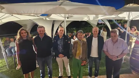 Representantes del PSOE en el acto   por la Sanidad P&uacute;blica en Ri&oacute;s.