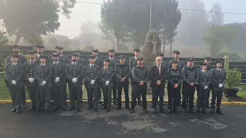 Los 20 nuevos guardias civiles en pr&aacute;cticas.