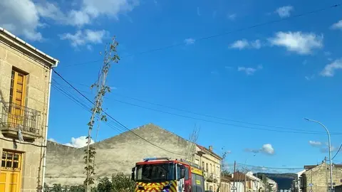 El incidente tuvo lugar en un bajo de la avenida de Ourense, en Pazos.
