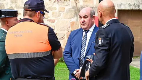 Ram&oacute;n Barreal, en la fiesta de la Guardia Civil.
