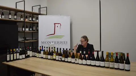 20241119 Visita Beth Willard, enviada especial Master of Wine Tim Atkin &aacute; DO Monterrei