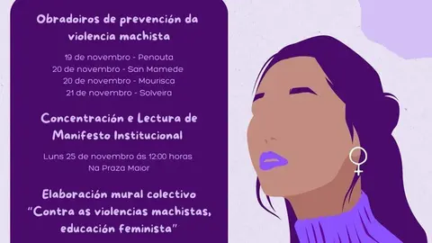 20241119 25N en Viana do Bolo, programaci&oacute;n actividades