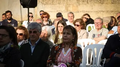 Mar&iacute;a Luisa Valladares Rodr&iacute;guez, en el mitin del PP de Ver&iacute;n en las municipales de 2023. | FOTO: Anabel G. Sim&oacute;n.
