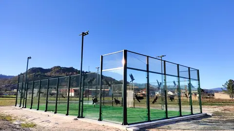 Pista de P&aacute;del en O&iacute;mbra | FOTO: Concello de O&iacute;mbra.