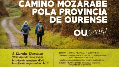 Cami&ntilde;o moz&aacute;rabe pola provincia de Ourense, V&iacute;a da Prata por etapas