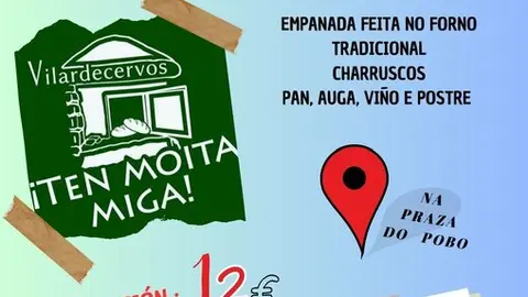 Cartel da cea popular de Vilardecervos