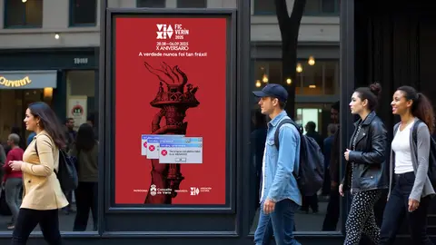 Cartel da d&eacute;cima edici&oacute;n do FIC de Ver&iacute;n.