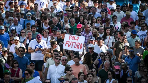 Unas 5.000 voces clamaron por un futuro en el rural, en A Gudi&ntilde;a. | FOTO: Noelia Caseiro.