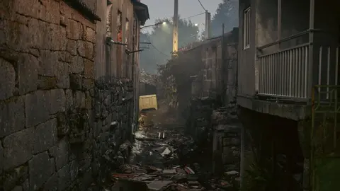 20250813 IFAGranxaO&iacute;mbra, Incendio Monterrei, A Caridade, casas calcinadas (26)