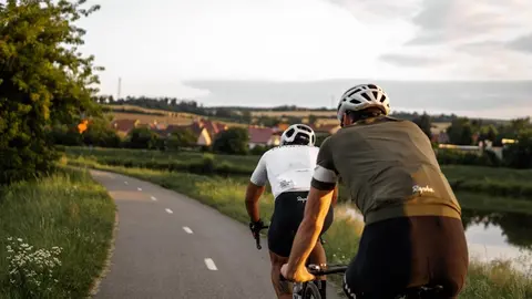 ciclistas, bicicleta, gran cami&ntilde;o