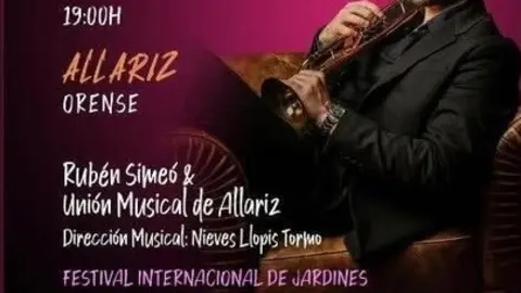 Concerto de Rub&eacute;n Sime&oacute; en Allariz.