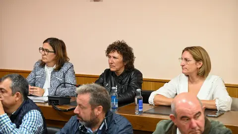 Ana Mar&iacute;a Villarino, Eva Barrio y Eva P&eacute;rez Gamote, alcaldesas de O&iacute;mbra, O Ri&oacute;s y Vilardev&oacute;s. | FOTO: Noelia Caseiro.
