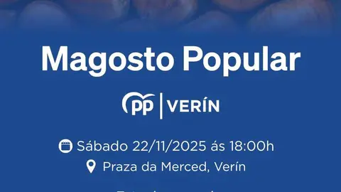 El Partido Popular de Ver&iacute;n celebra su magosto este s&aacute;bado 22/11.