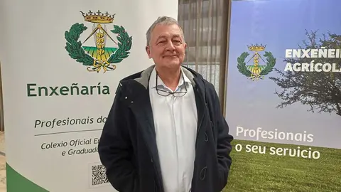 Pepe Paz, novo presidente do Colexio de Enxe&ntilde;er&iacute;a Agr&iacute;cola de Ourense.
