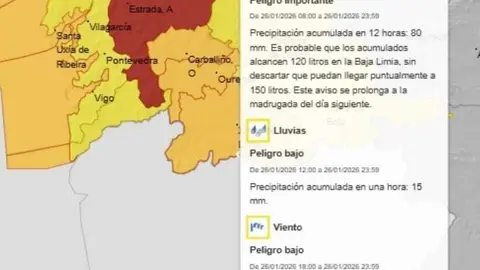 Tras las intensas nevadas, llega un importante cap&iacute;tulo de chubascos intensos.