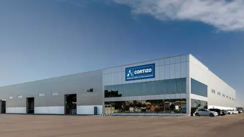 Centro log&iacute;stico de la espa&ntilde;ola Cortizo en Vila do Conde (Portugal).