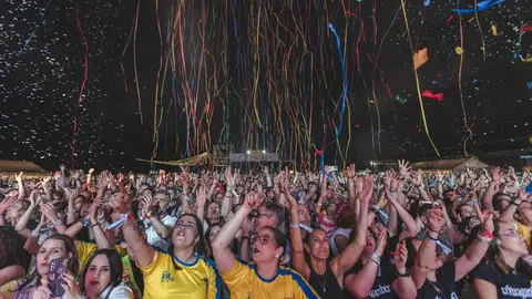 Imagen de una edici&oacute;n anterior del festival, certamen que colabora este a&ntilde;o con el 50 aniversario de los nacidos en 1976 en Ver&iacute;n. | Foto: Ouren Sounf Fest.