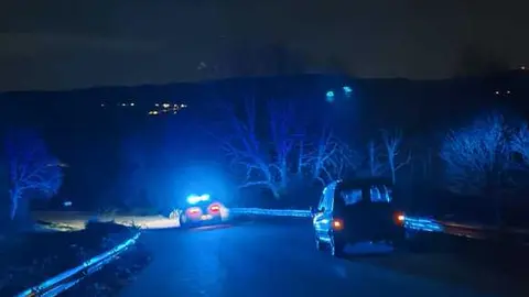 El siniestro tuvo lugar en la carretera de acceso a Romariz.