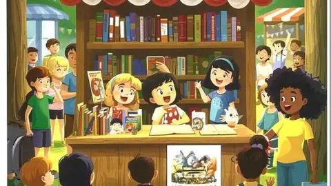 Cartel oficial de la III Feria del Libro organizada por el CEIP Augusto Ass&iacute;a de A Mezquita.