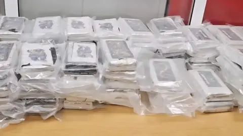 Material incautado por la Polic&iacute;a Nacional.