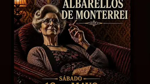 Cartel oficial de la obra "La Caja de Pandora" que se representar&aacute; este s&aacute;bado en Albarellos.