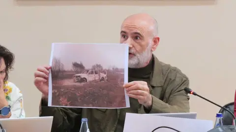 Documentaci&oacute;n gr&aacute;fica presentada por los nacionalistas para denunciar el uso de maquinaria de Seaga durante la prohibici&oacute;n por riesgo de fuego.