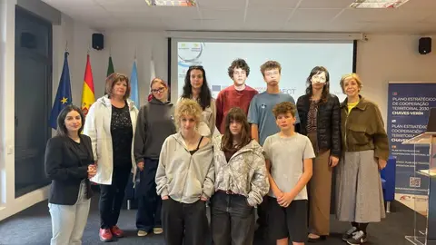 El grupo de estudiantes conoci&oacute; los proyectos de cooperaci&oacute;n transfronteriza impulsados desde Ver&iacute;n y Chaves.