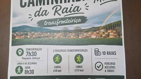 El cartel promocional del evento recoge los horarios, los puntos de salida y las distancias de las rutas.