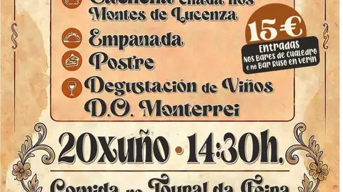 Cartel anunciador da primeira Festa da Cachena de Cualedro, que ter&aacute; lugar no Toural da Feira.