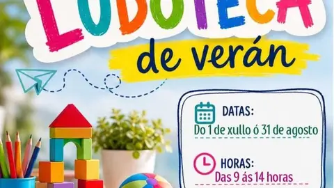 El Concello de O Ri&oacute;s ofrece su Ludoteca de Verano del 1 de julio al 31 de agosto.