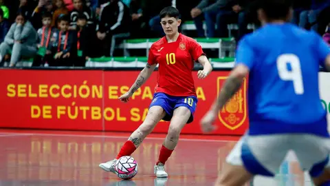Ant&iacute;a P&eacute;rez con la Selecci&oacute;n Espa&ntilde;ola de F&uacute;tbol Sala
