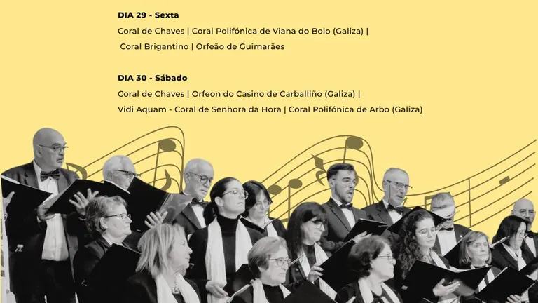 La Coral Polifónica de Viana do Bolo actúa en el Encuentro Ibérico de Coros de Chaves | NOTICIAS VERÍN