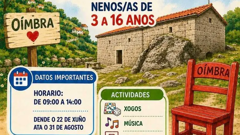 Oímbra pone en marcha su programa de conciliación de verano con juegos, deporte y actividades acuáticas para niños de 3 a 16 años | NOTICIAS VERÍN