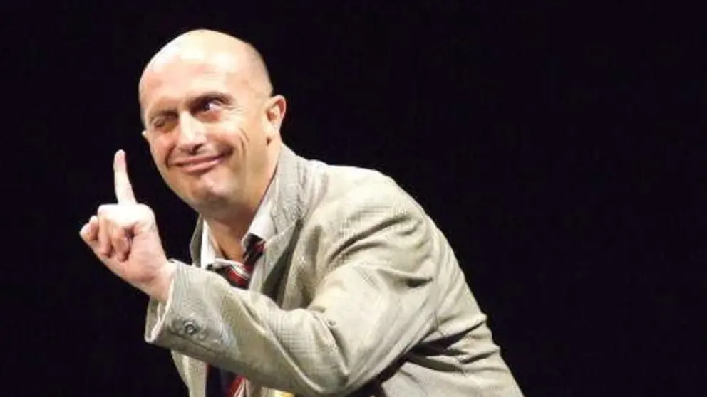 Pepe Viyuela, en una de las &uacute;ltimas representaciones del espect&aacute;culo "Encerrona", que veremos tambi&eacute;n en Ver&iacute;n.