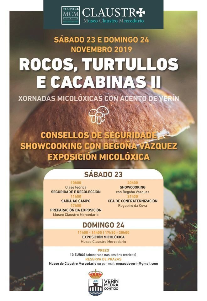 II Xornadas Micolóxicas Rocos, turtullos e cacabinas