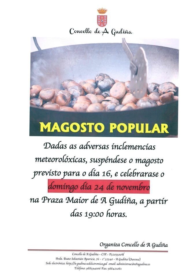 Magosto popular na Gudiña.