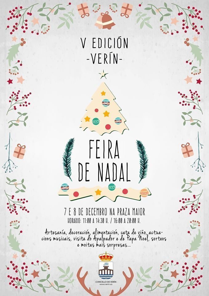 Esta fin de semana, a Praza Maior acollerá a Feira de Nadal.