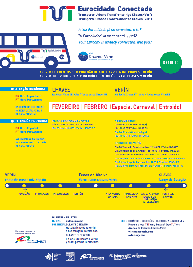 Esta es la organización del TUT para el mes de Febrero.