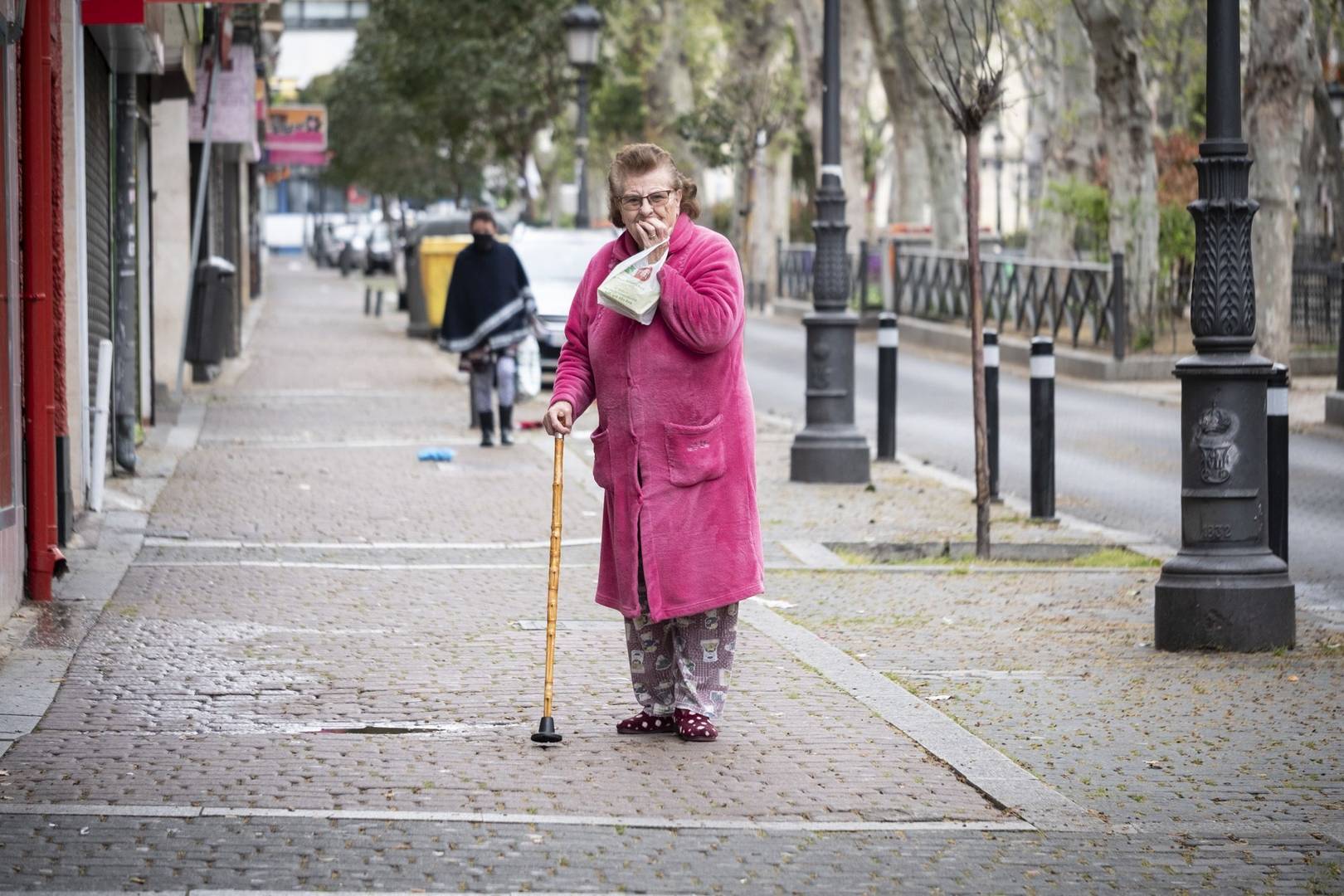 17/03/2020. Madrid
Zona Puente de Vallecas. 

. © Pedro Armestre/ Save the Children Handout - No sales - No Archives - Editorial Use Only - Free use only for 14 days after release. Photo provided by SAVE THE CHILDREN, distributed handout photo to be used only to illustrate news reporting or commentary on the facts or events depicted in this image.


