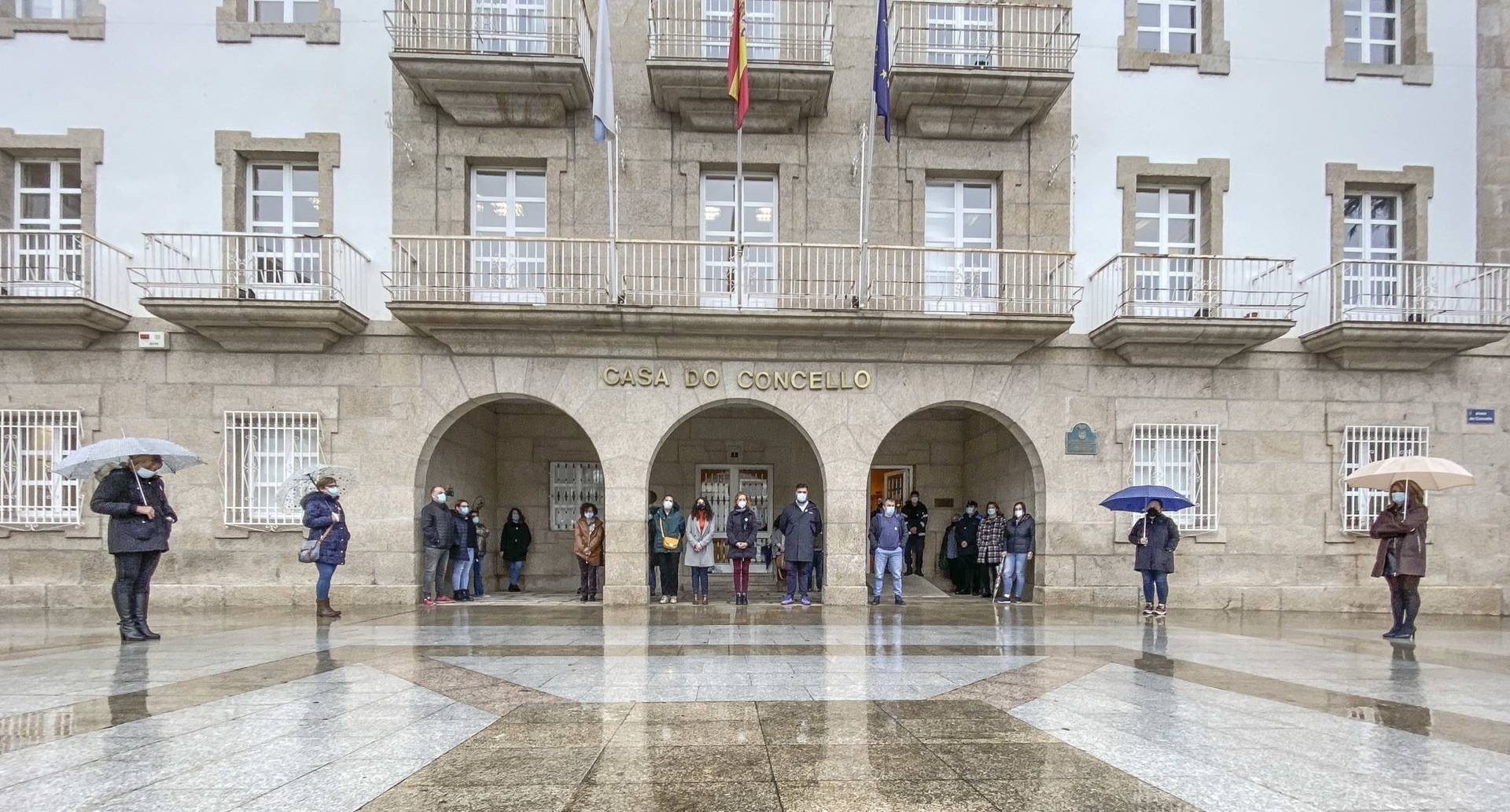 Paro simbólico en la casa consistorial.