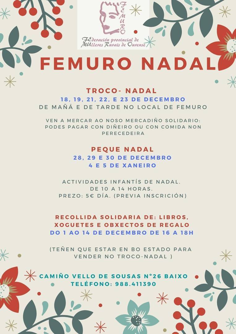 FEMURO NADAL PROGRAMACIÓN