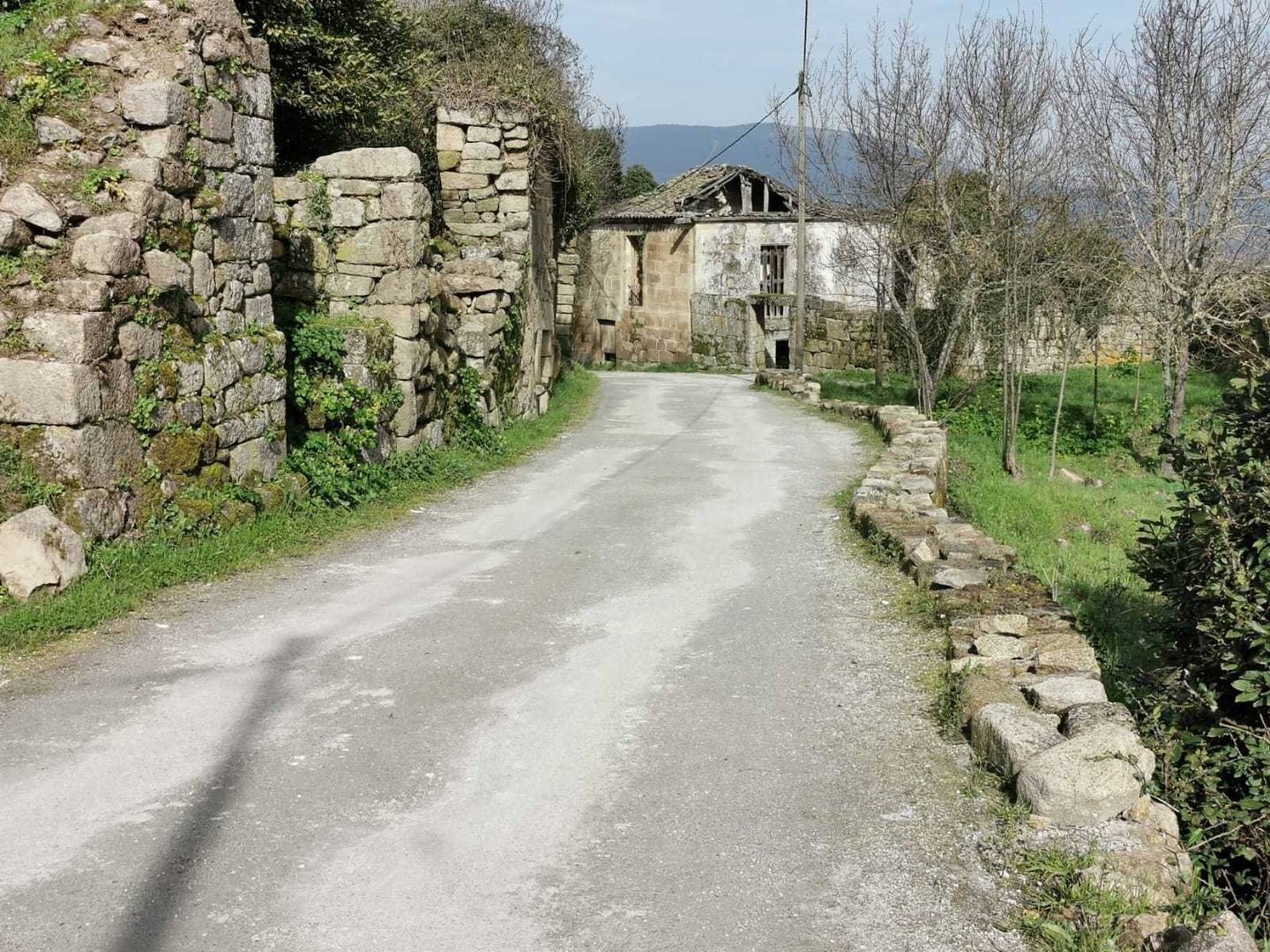 Estado actual do camiño real.