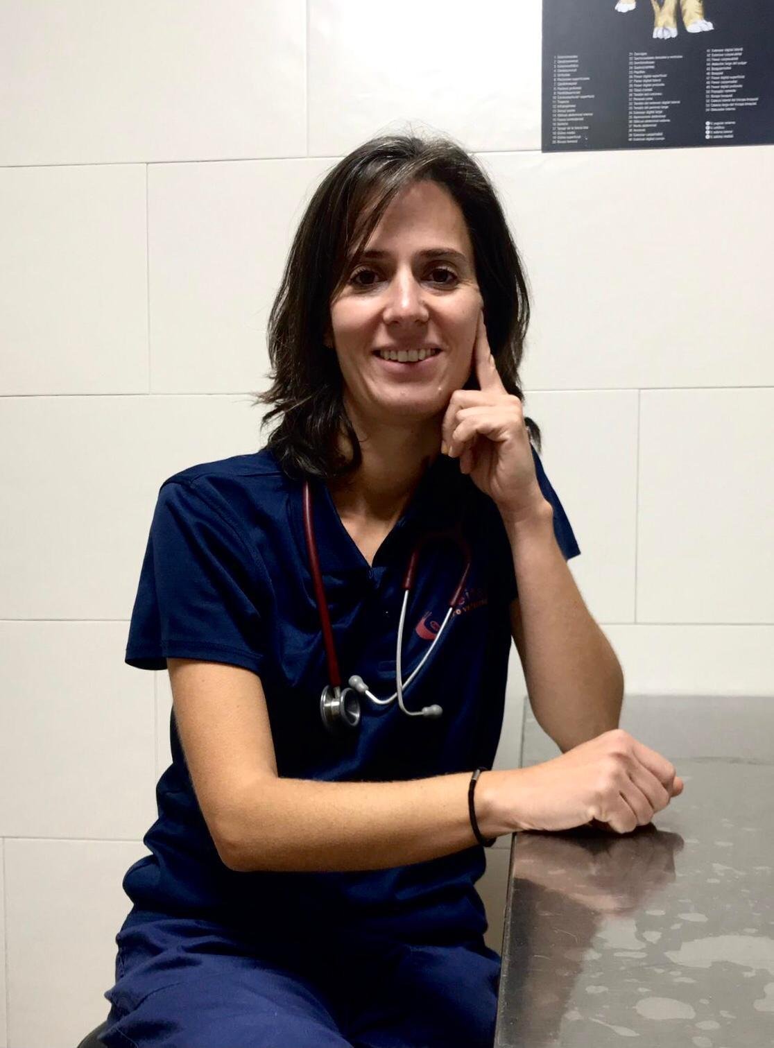 María Xesús Blanco, veterinaria.